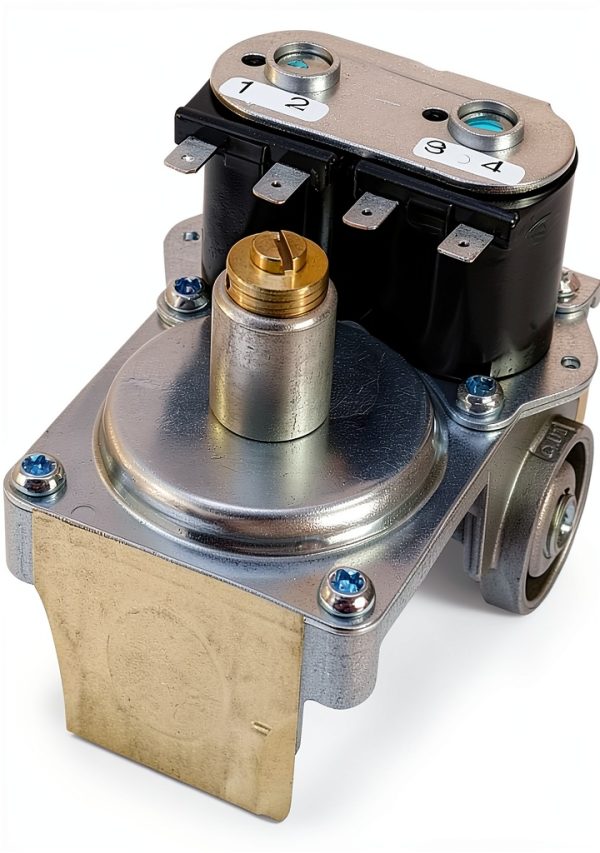 Rafisi RV Water Heater Gas Valve RF161109 Dual Solenoid 3/8 NPT Inlet-0
