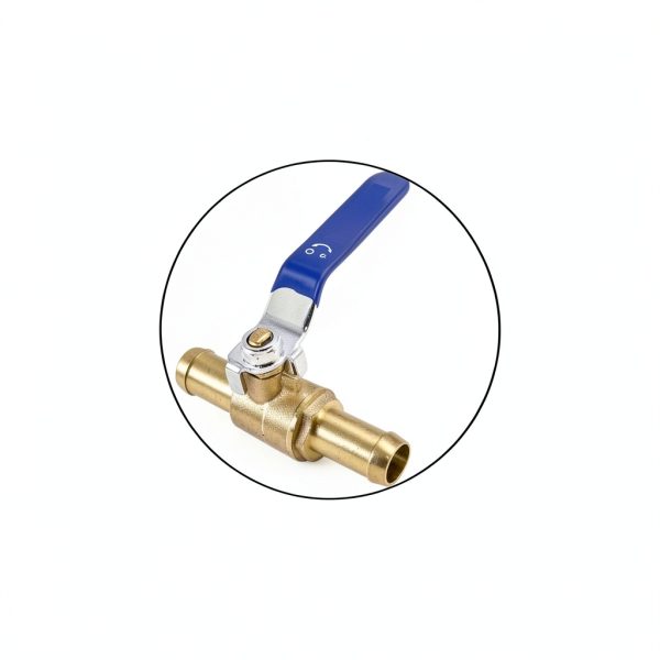 Brass Heater Control Valve MDEOOSKY XY0461 16mm 2-Port Barbed Valve-5