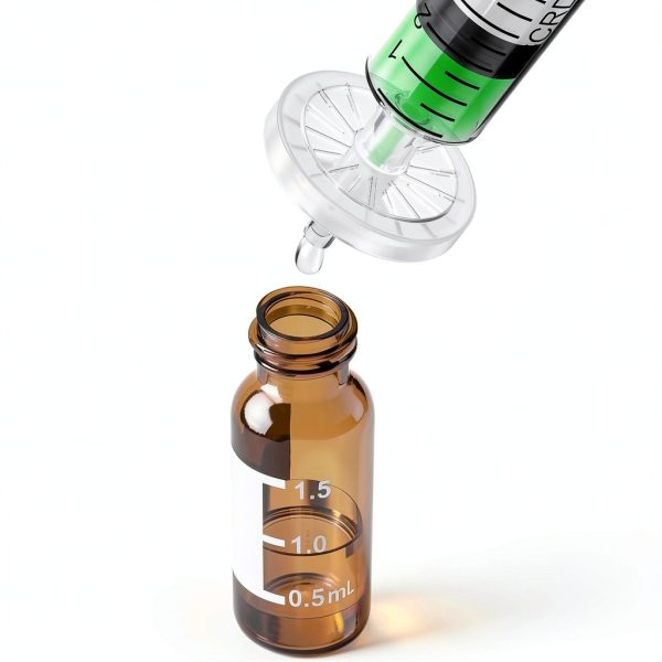 Sterile Syringe Filters KS‑Tek PVDF 25mm 0.22 µm 10‑Pack-1