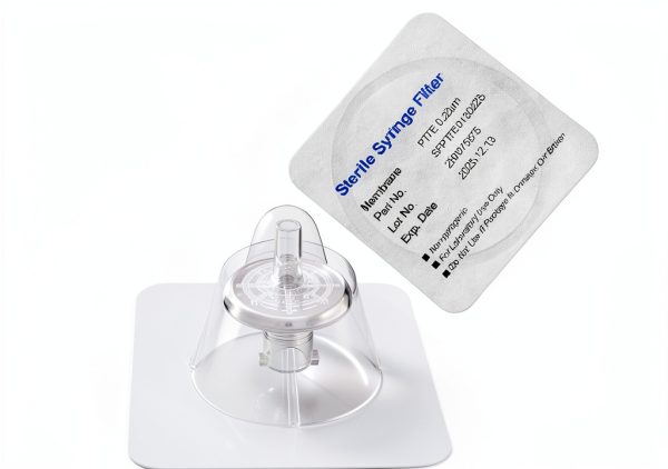 Sterile Syringe Filter 13mm PTFE 0.22µm Hydrophobic Biomed 10pcs-0