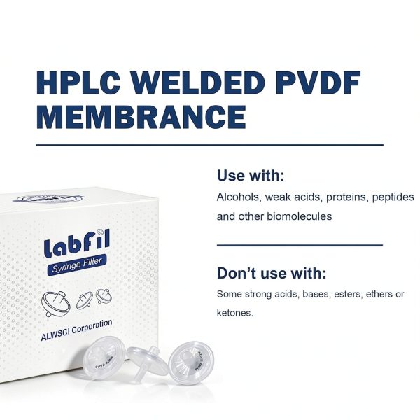 Syringe Filters PVDF Hydrophilic 25mm 0.22µm Labfil Pack of 20-6