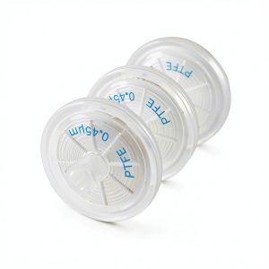 Hydrophobic PTFE Syringe Filters 25mm Diameter 0.45μm Pore Size for Industrial Filtration by Allpure Biotechnology (Hydrophobic PTFE, Pack of 100)-0