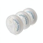 Hydrophilic PTFE Syringe Filters 25mm Diameter 0.45μm Pore Size for Laboratory Filtration by Allpure Biotechnology (Hydrophilic PTFE, Pack of 100)-0